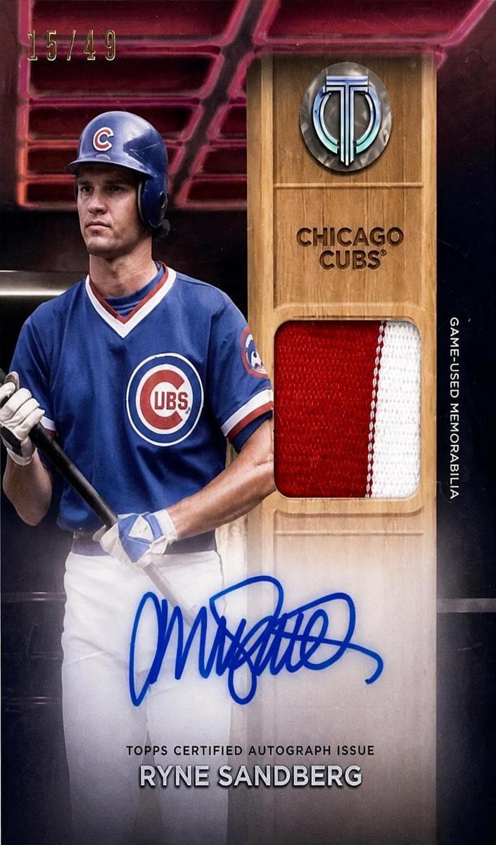 Ryne Sandberg 2024 topps Topps Tribute
