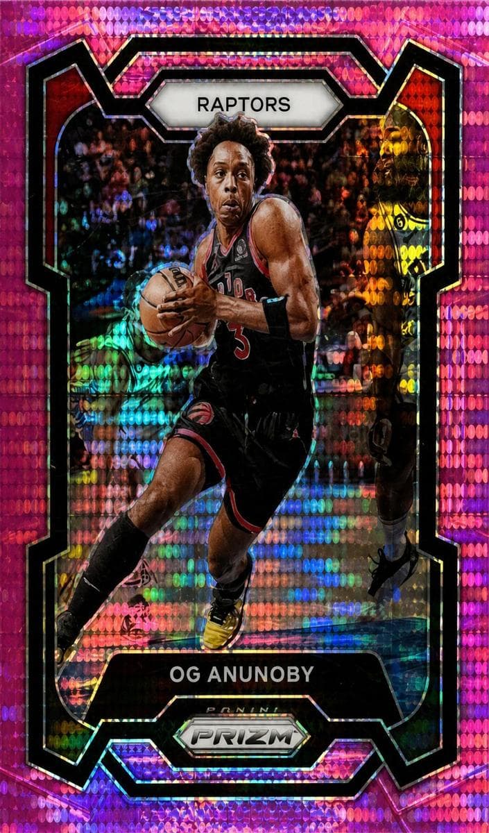 OG Anunoby 2023 panini Prizm Basketball Pink Pulsar