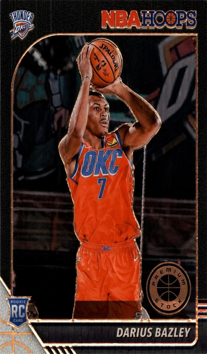 Darius Bazley 2019 panini Hoops Premium Stock