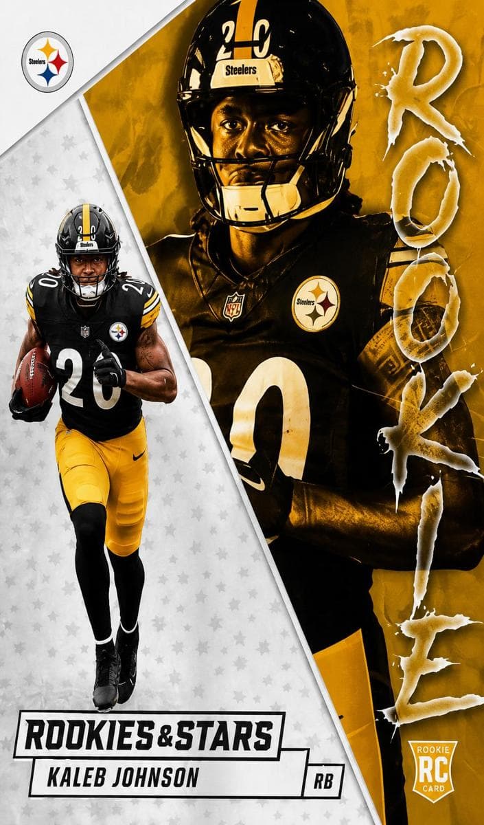Kaleb Johnson 2025 panini Panini Rookies & Stars