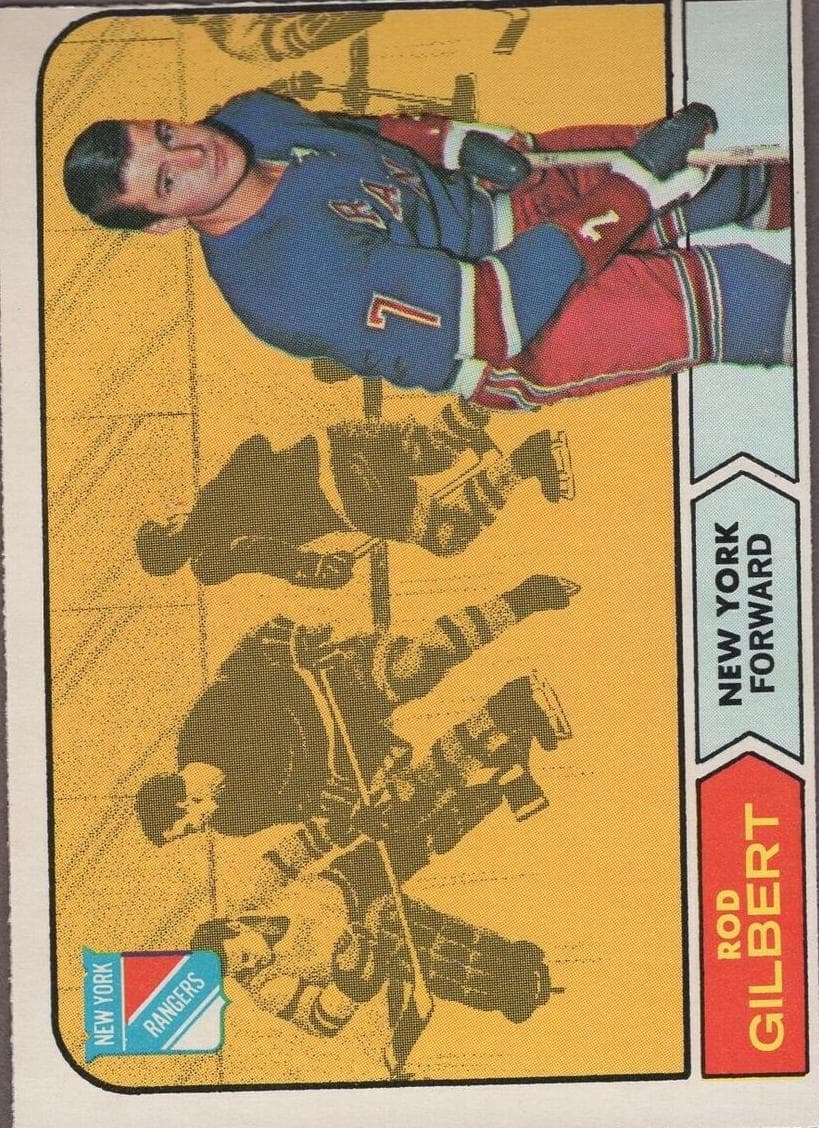 Rod Gilbert 1968 topps