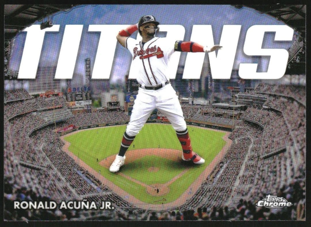 Ronald Acuña Jr. 2023 topps Topps Chrome