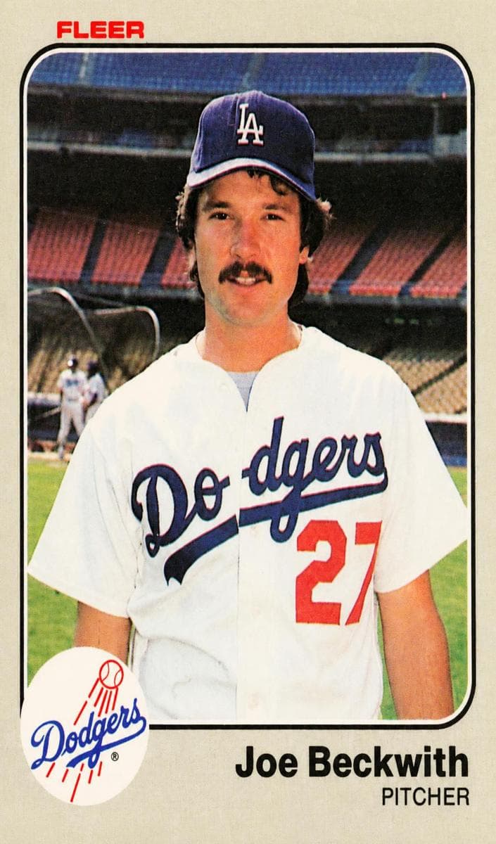 Joe Beckwith trading card