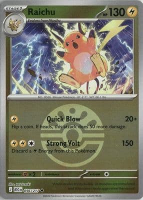 Raichu 2026 Pokemon Ascended Heroes