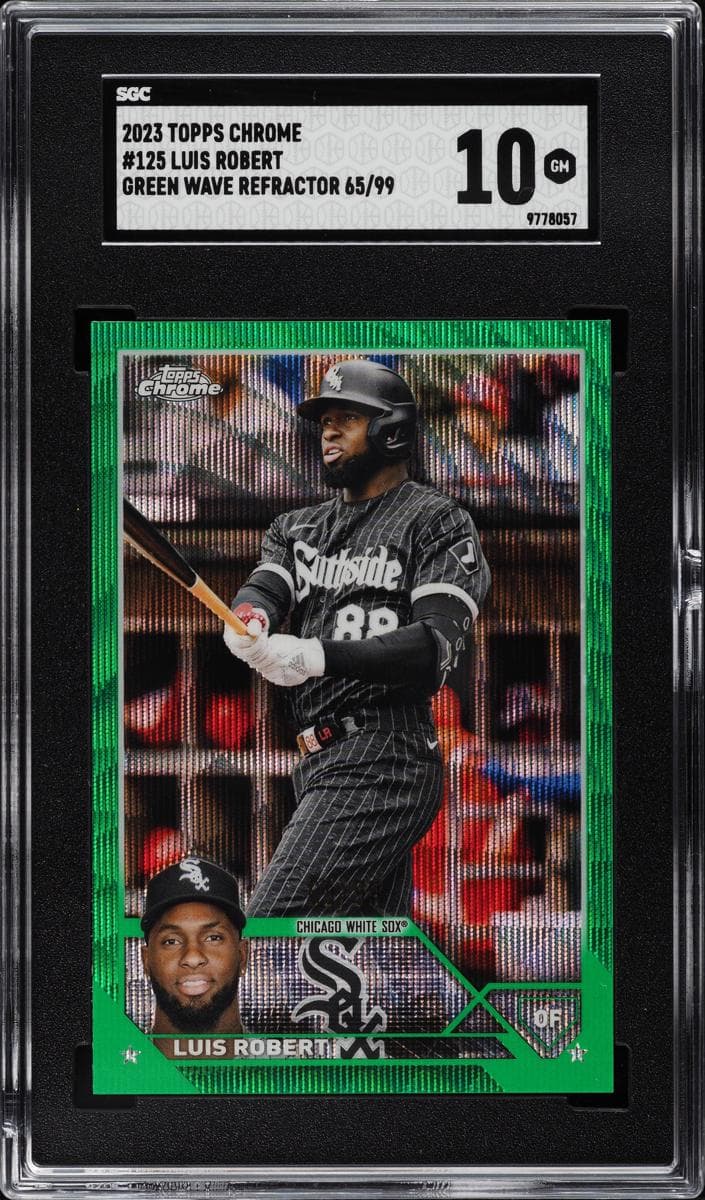 Luis Robert 2023 topps Topps Chrome