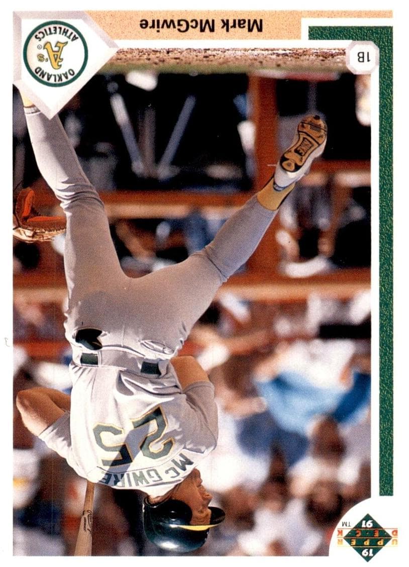 Mark McGwire 1991 upper-deck Upper Deck