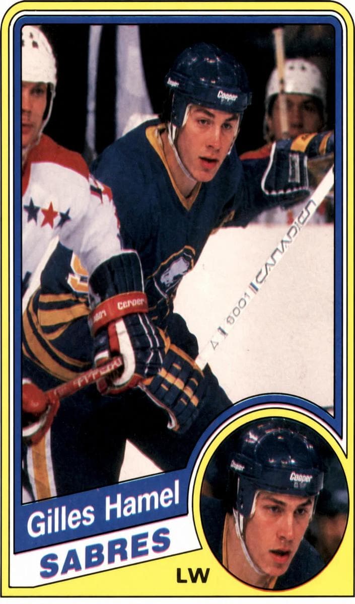 Gilles Hamel 1984 topps O-Pee-Chee