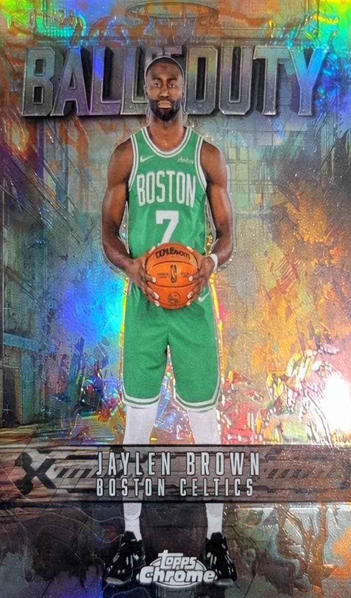 Jaylen Brown 2025 topps Topps Chrome