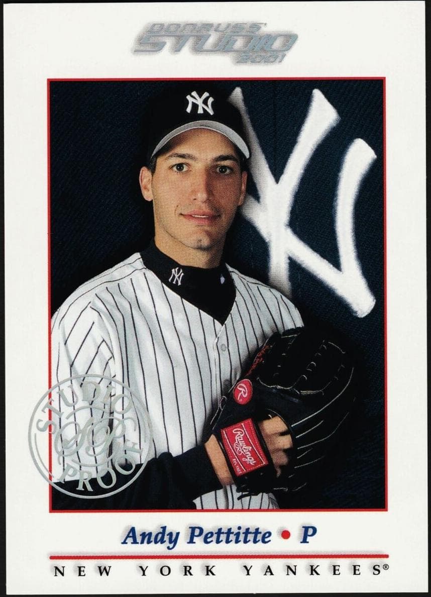 Andy Pettitte 2001 panini Donruss Studio