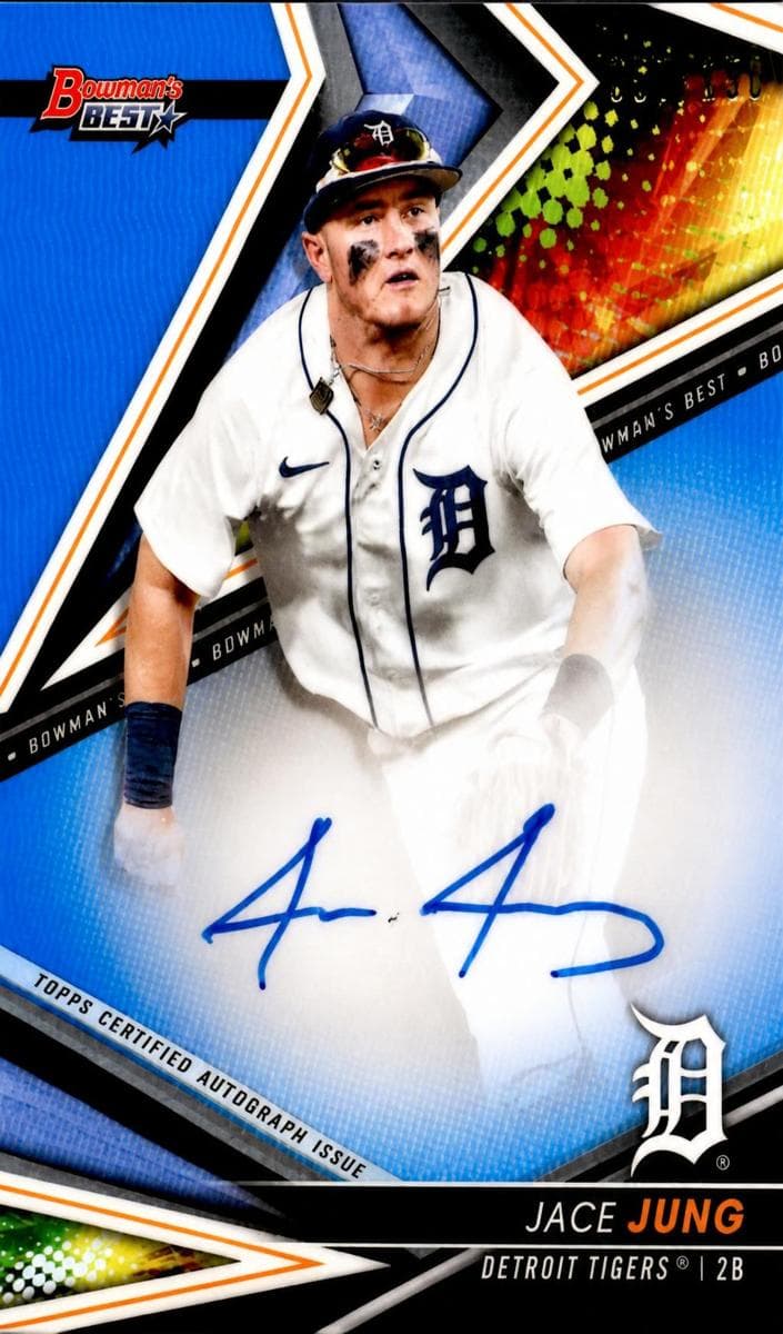 Jace Jung 2022 bowman Bowman's Best