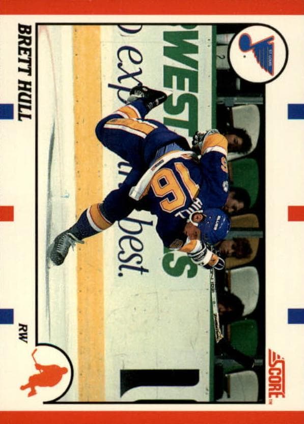 Brett Hull 1990 panini Score (CA)