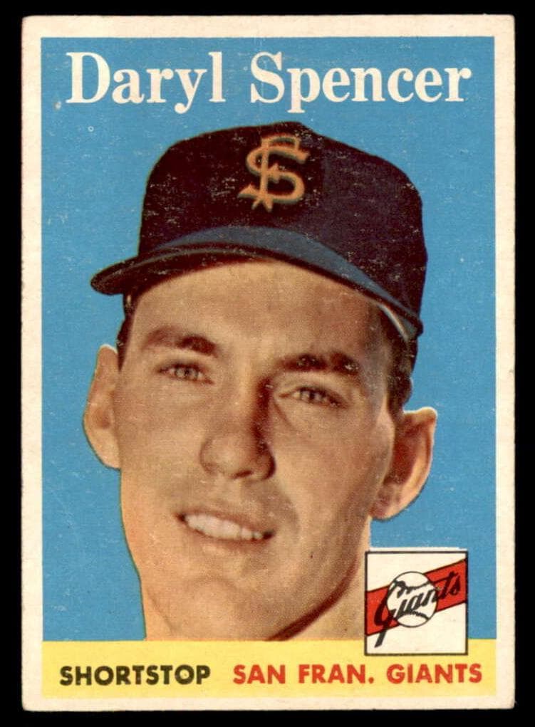 Daryl Spencer 1958 topps Topps