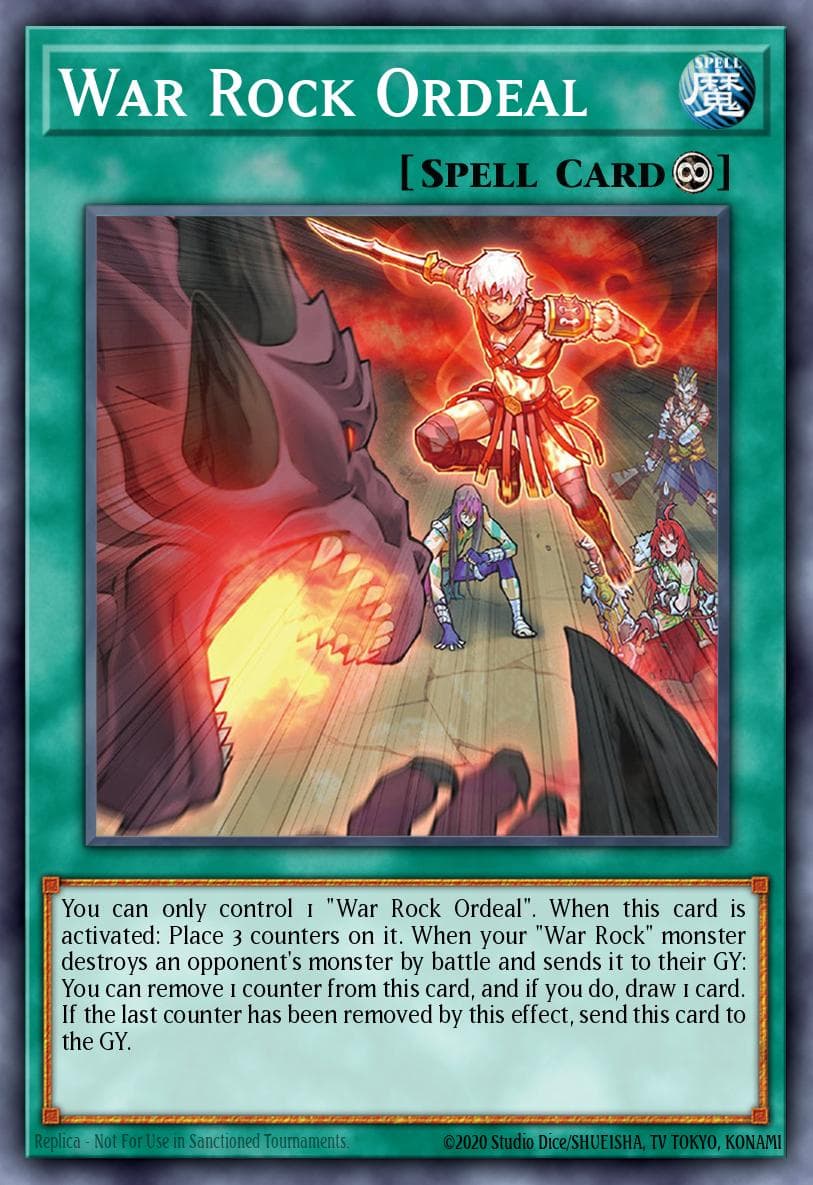 War Rock Ordeal 2021 Yu-Gi-Oh! Blazing Vortex
