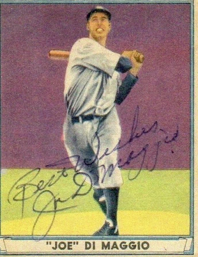 Joe Dimaggio 1941 unknown Play Ball