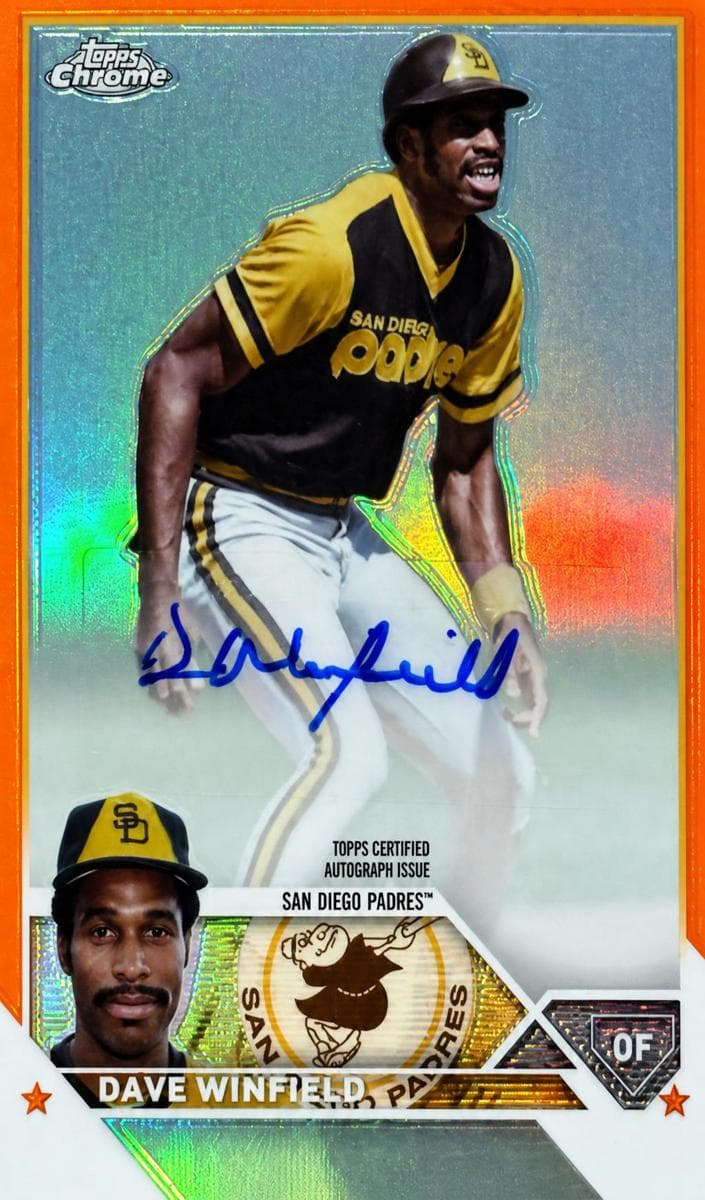 Dave Winfield 2023 topps Topps Chrome Update
