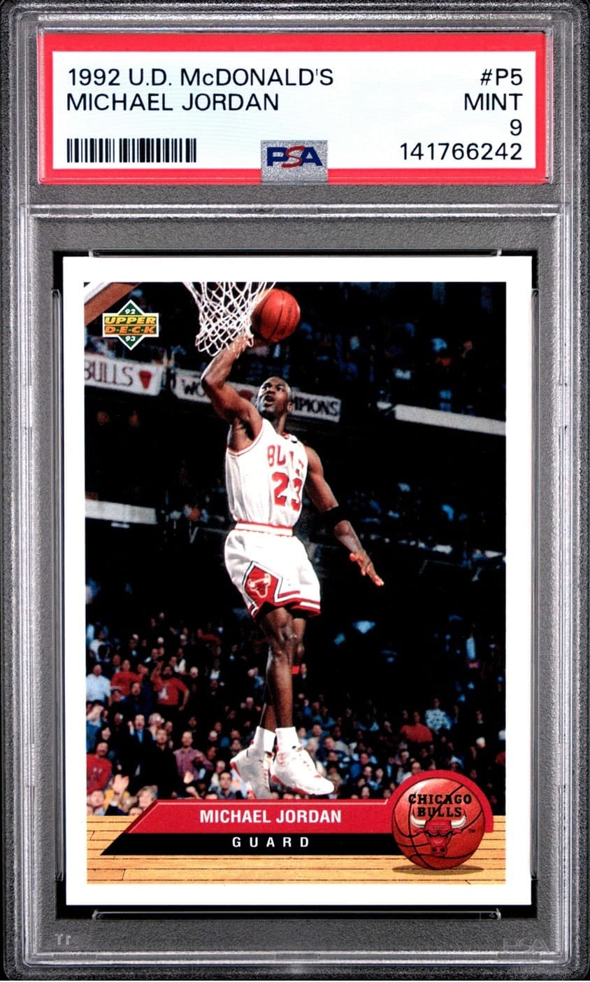McDONALD'S MICHAEL JORDAN BULL 1992 Upper Deck 1992 Upper Deck