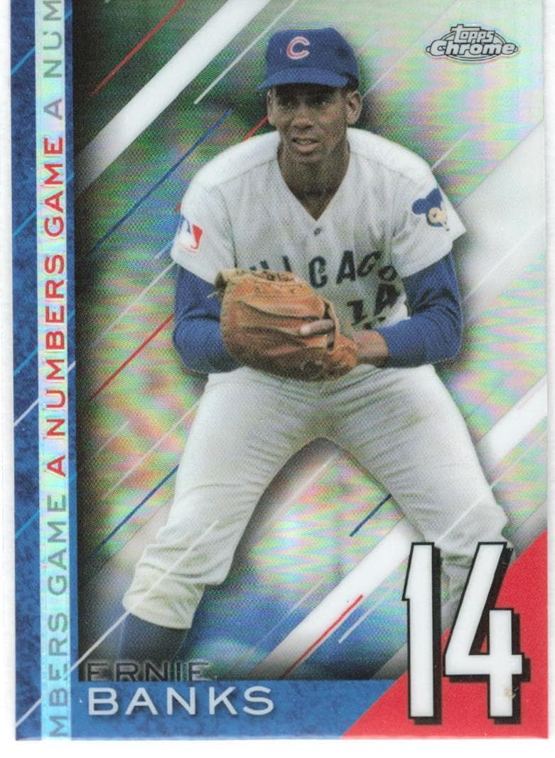 Ernie Banks 2020 topps Topps Chrome Update