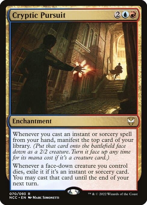 Cryptic Pursuit 2022 Magic: The Gathering New Capenna Commander Extended Art