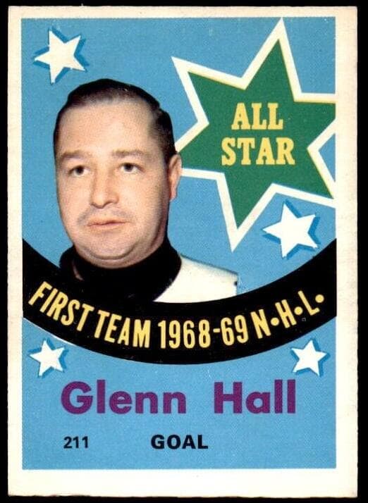Glenn Hall 1969 topps O-Pee-Chee
