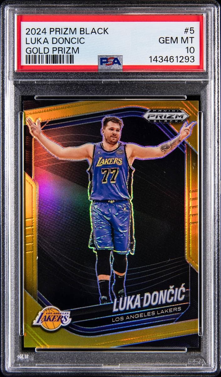 Luka Doncic 2024 panini Panini Prizm Black