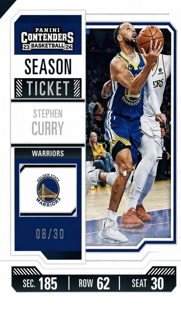 Stephen Curry 2023 panini Panini Contenders