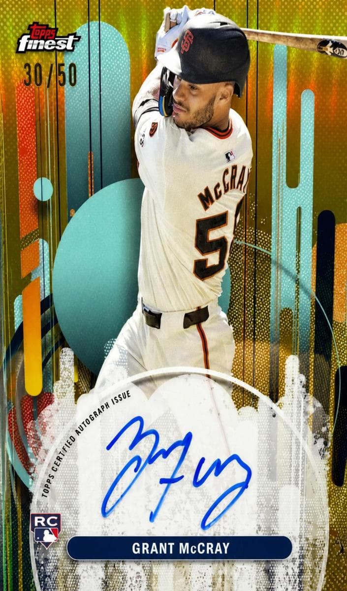 Grant McCray 2025 topps Topps Finest