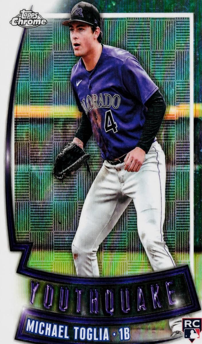 Michael Toglia 2023 topps Topps Chrome Update