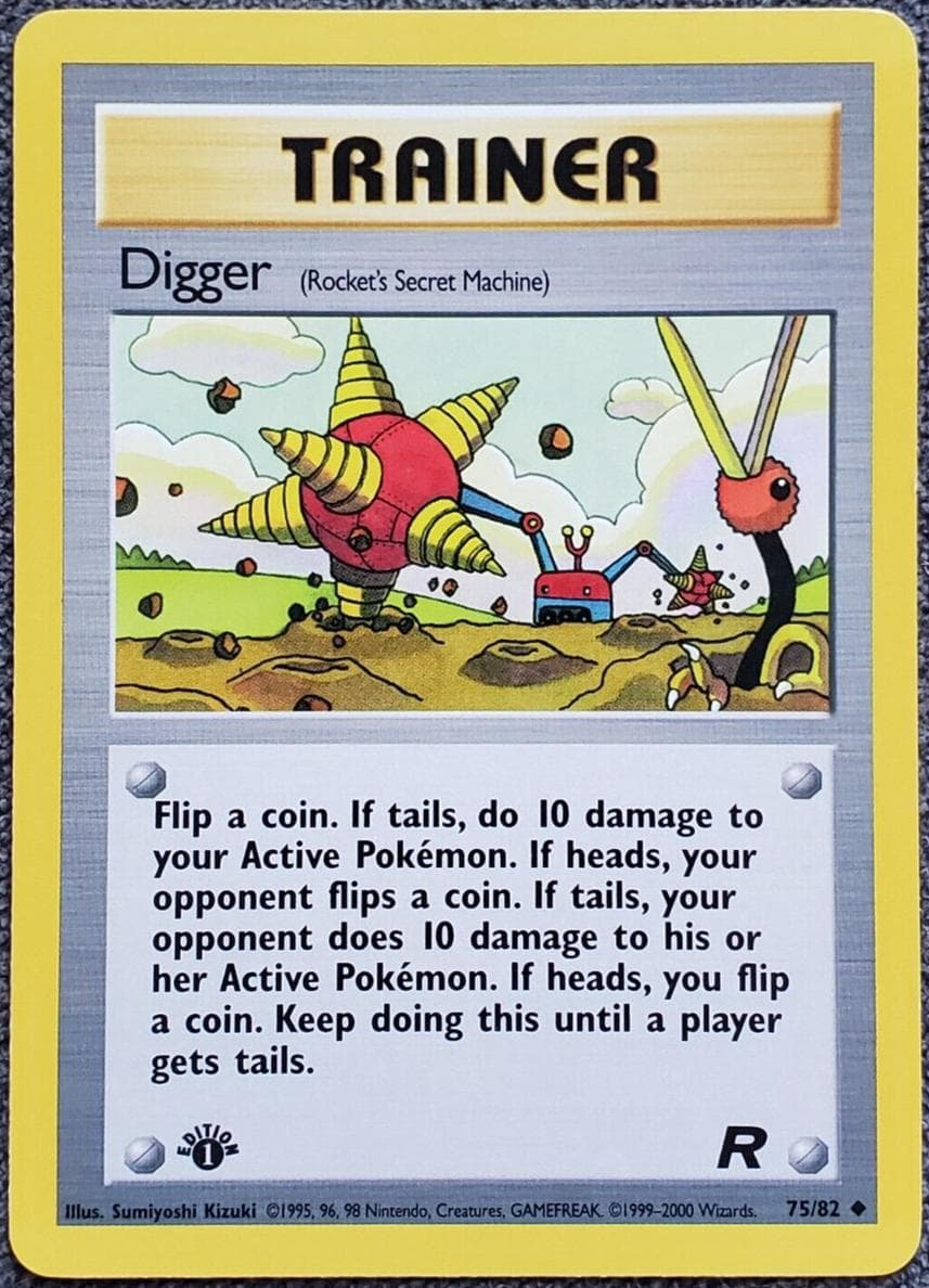 Digger trading card