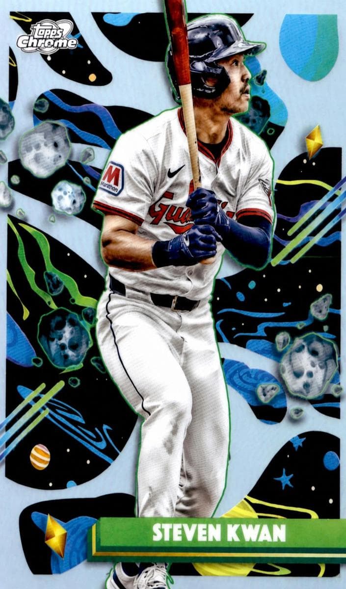 Steven Kwan 2025 topps Topps Cosmic Chrome