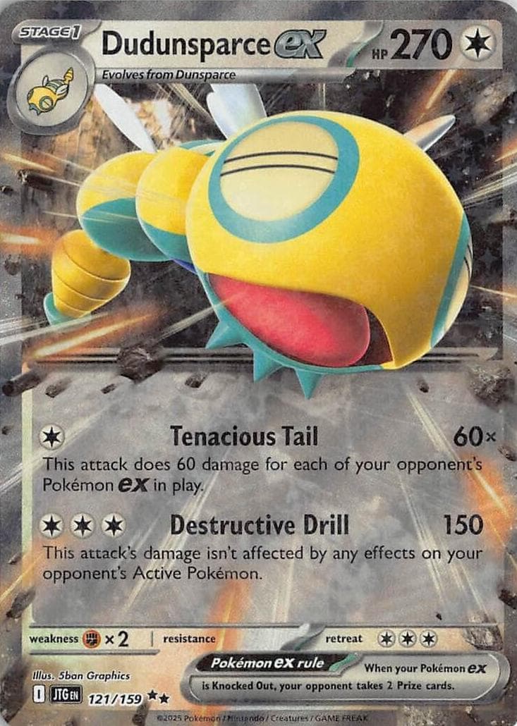 Dudunsparce EX #121