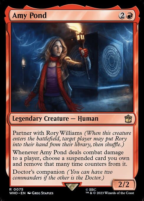 Amy Pond 2023 Magic: The Gathering Doctor Who