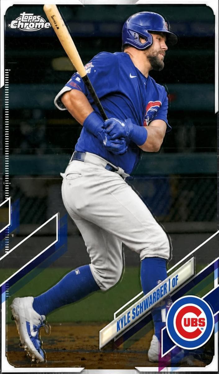 Kyle Schwarber 2021 topps Topps Chrome