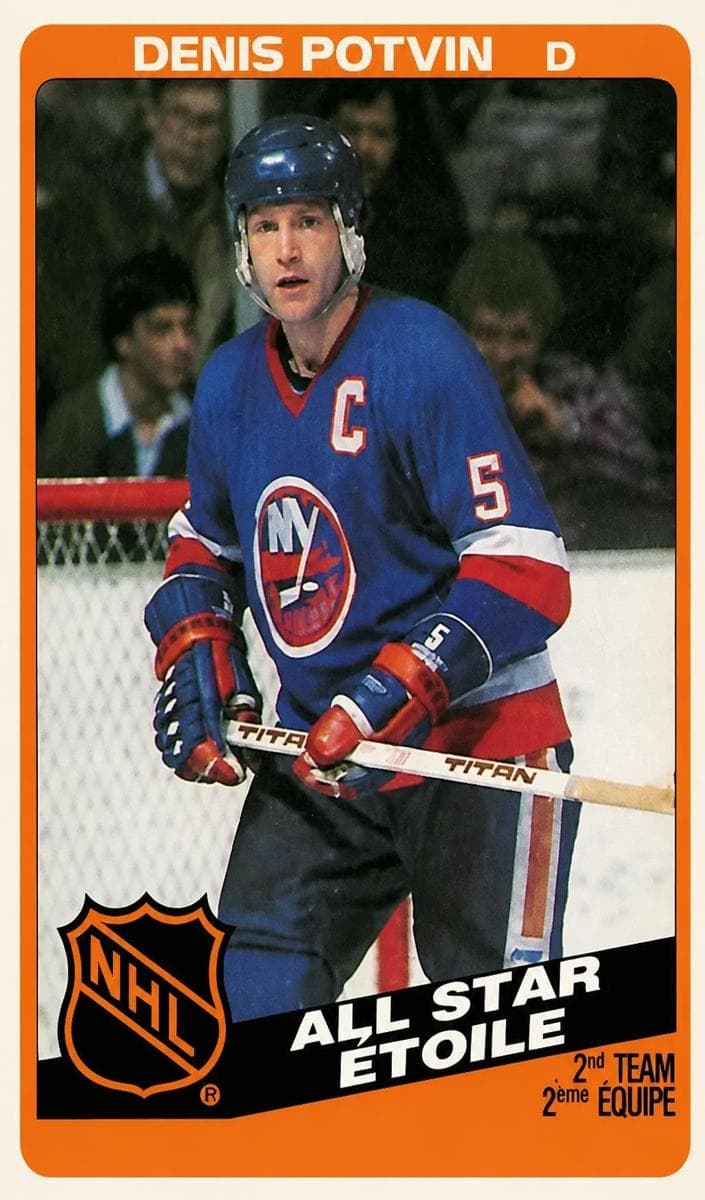 Denis Potvin 1984 topps O-Pee-Chee