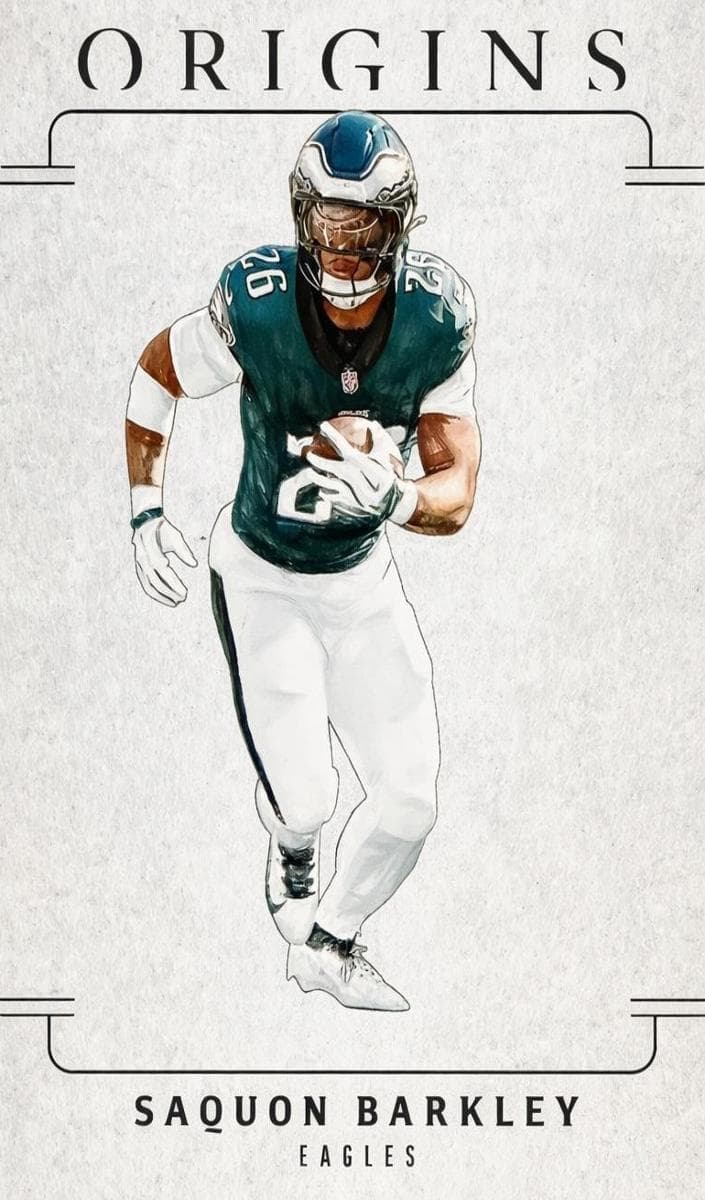Saquon Barkley 2025 panini Origins