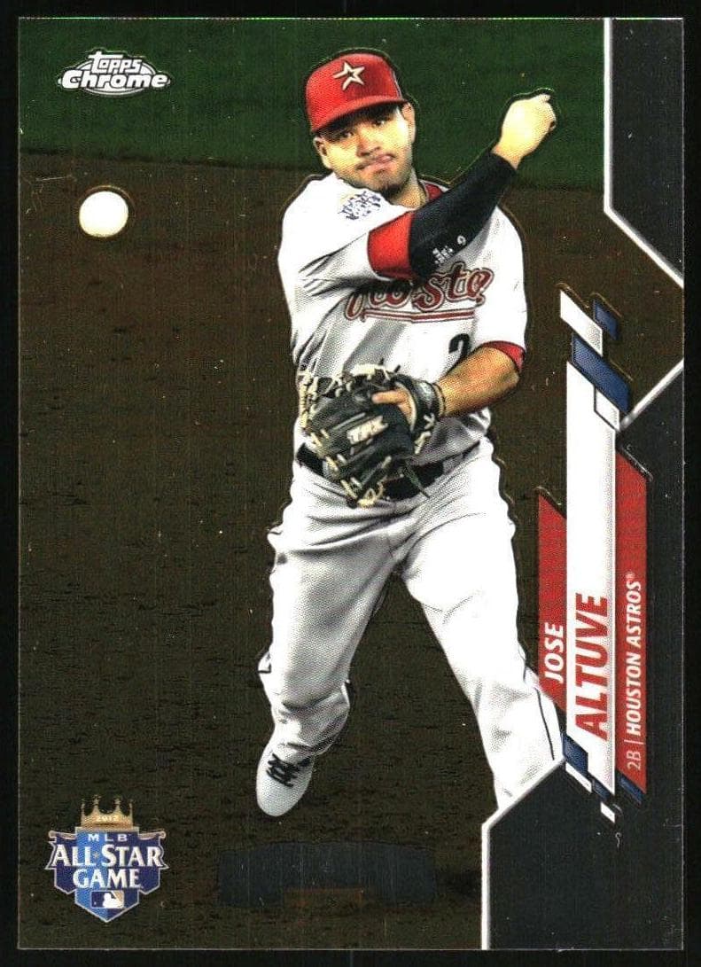 Jose Altuve 2020 topps Topps Chrome Update