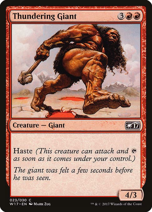 Thundering Giant 2017 Magic: The Gathering
