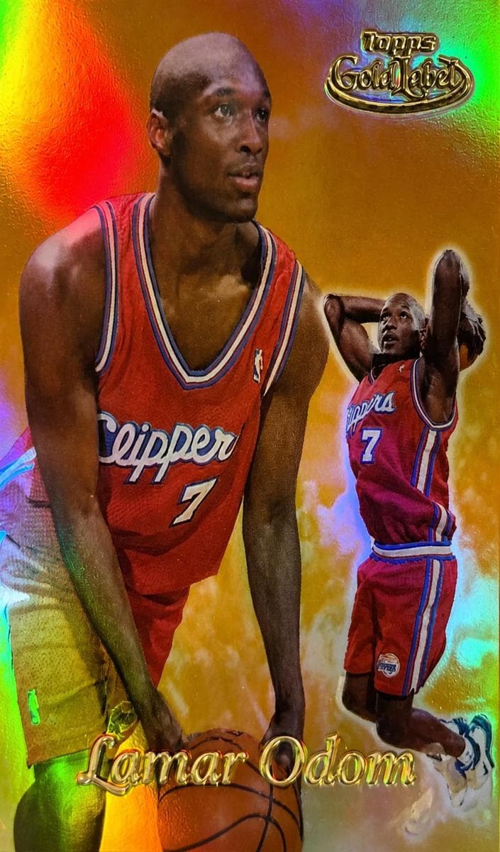Lamar Odom 1999 topps Topps Gold Label