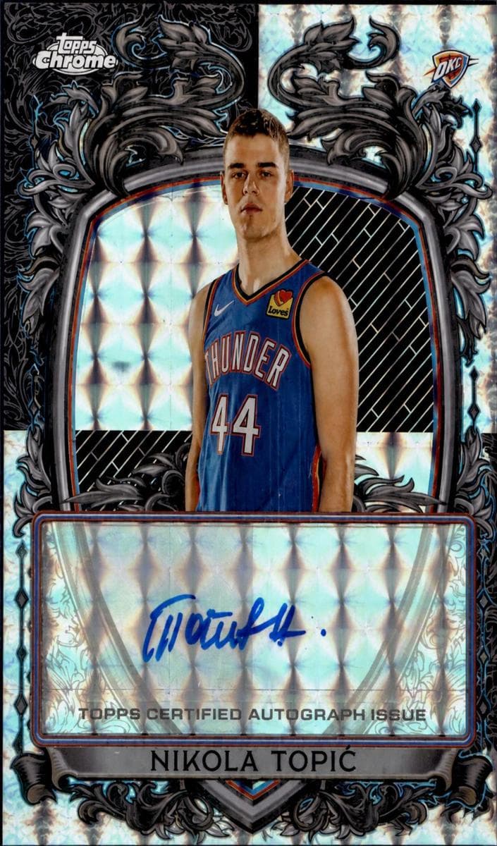 Nikola Topic 2025 topps Topps Chrome