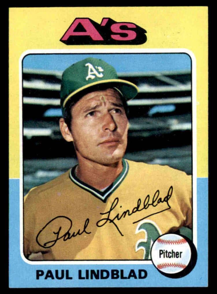 Paul Lindblad 1975 topps Topps