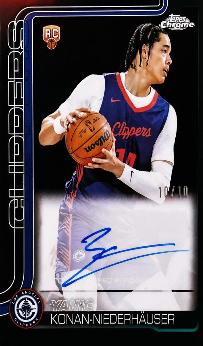 Yanic Konan-Niederhauser 2025 topps Topps Chrome