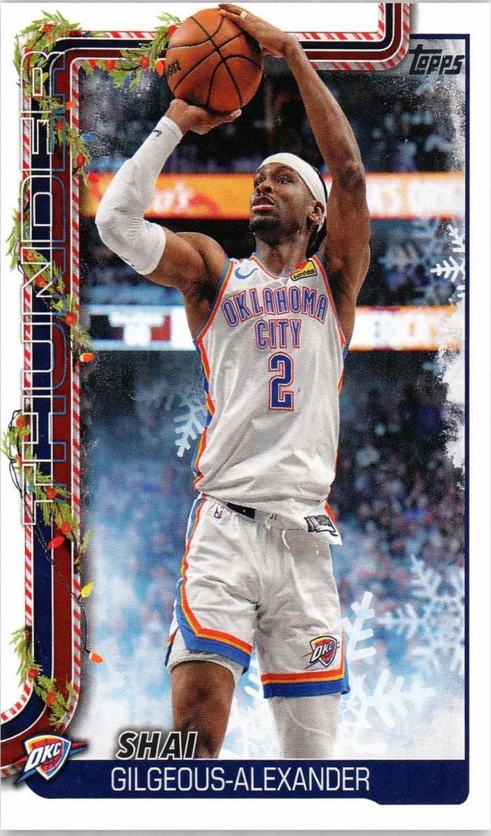 Shai Gilgeous-Alexander 2025 topps Topps Holiday