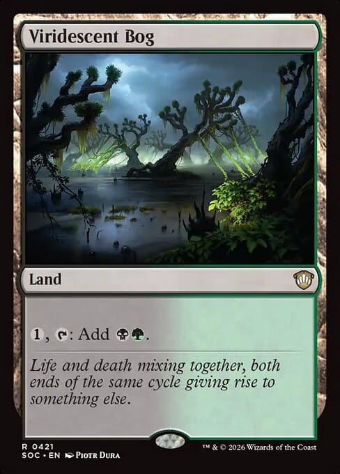 Viridescent Bog 2024 Magic: The Gathering Bloomburrow Commander