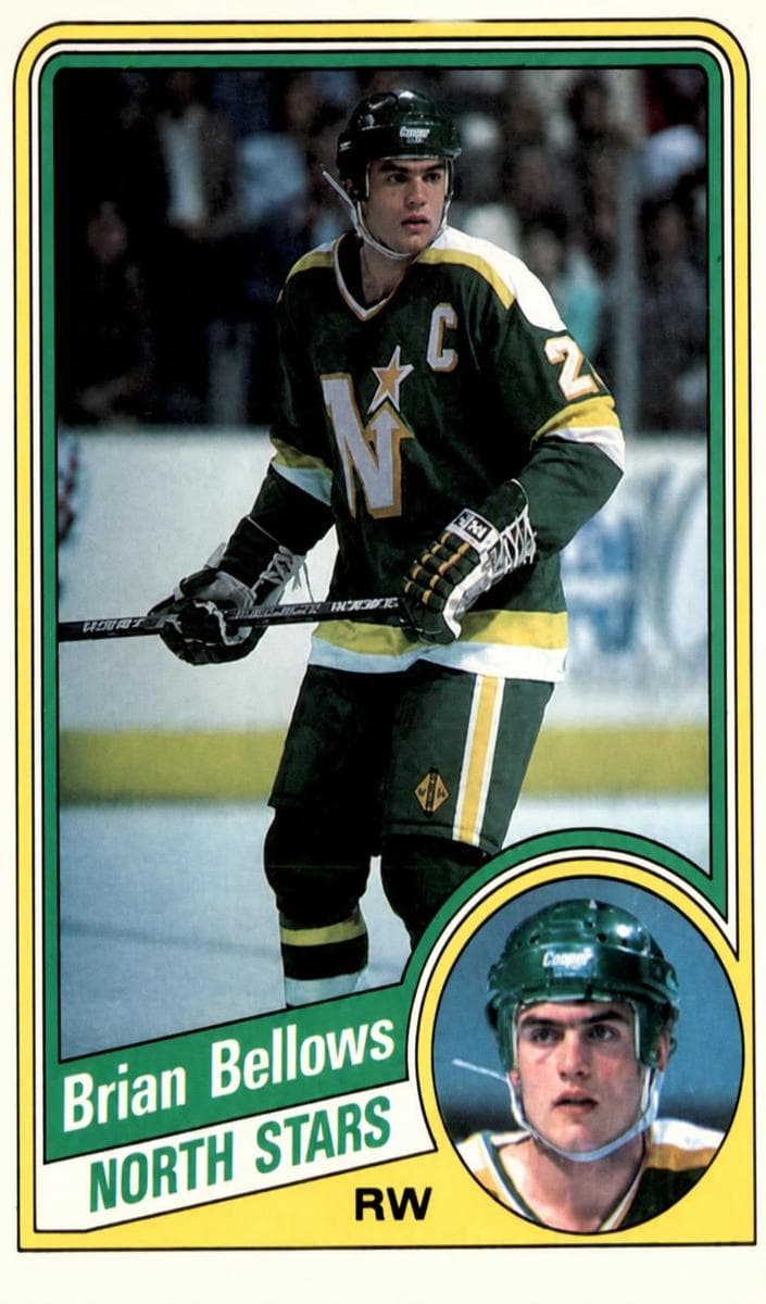 Brian Bellows 1984 topps O-Pee-Chee