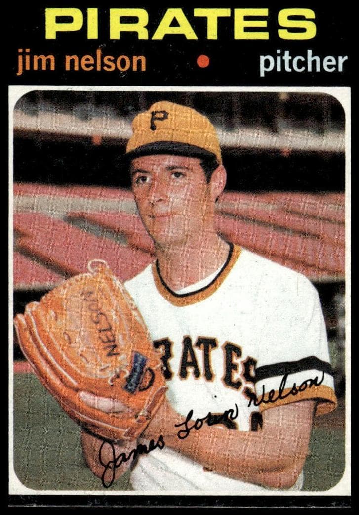 Jim Nelson 1971 topps Topps