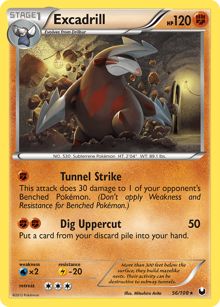 Excadrill 2012 Pokemon Dark Explorers
