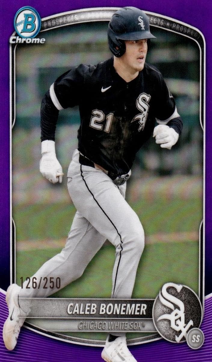 Caleb Bonemer 2025 bowman Bowman Draft Chrome