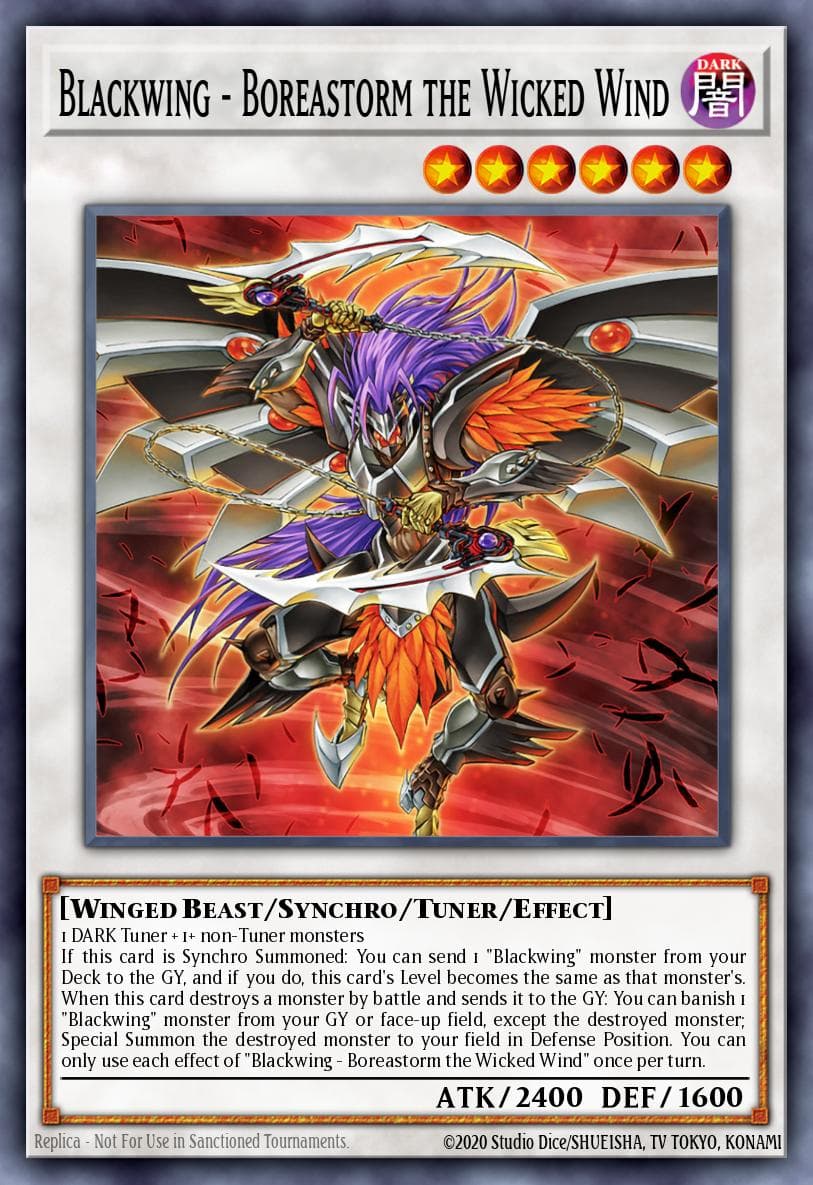 Blackwing - Boreastorm the Wicked Wind 2022 Yu-Gi-Oh!