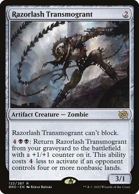 Razorlash Transmogrant 2022 Magic: The Gathering Brother's War