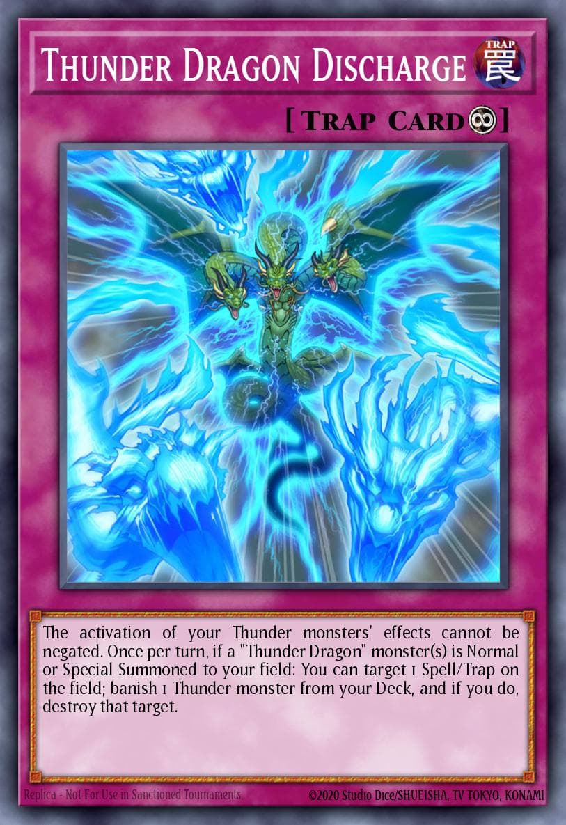 Thunder Dragon Discharge 2018 Yu-Gi-Oh! Soul Fusion