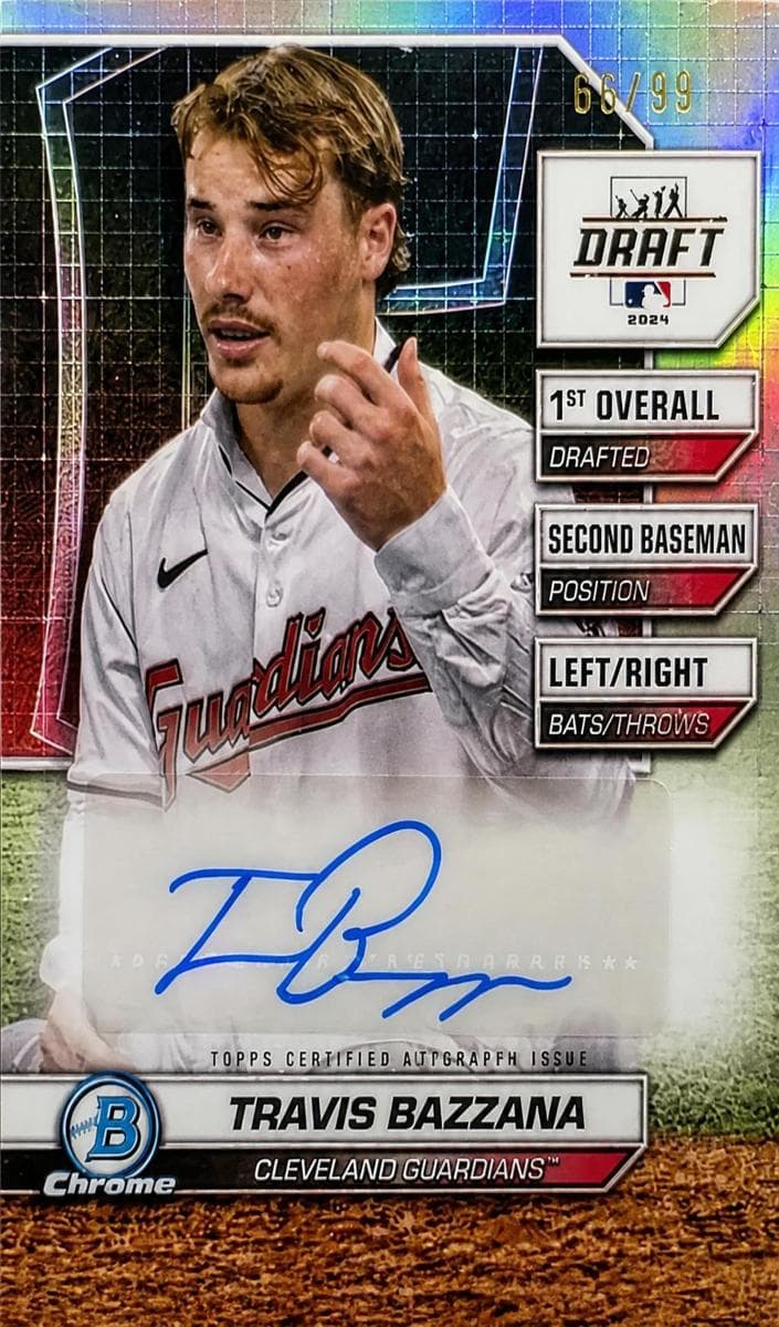Travis Bazzana 2024 bowman Bowman Draft